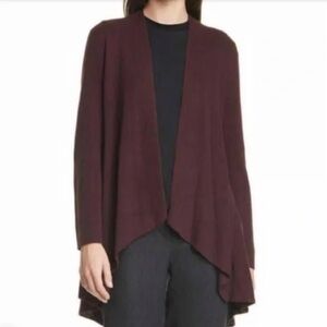 Eileen Fisher Silk Cashmere Blend Open Front Cardigan Women’s size XL
